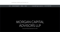 Desktop Screenshot of morgan-capital.com